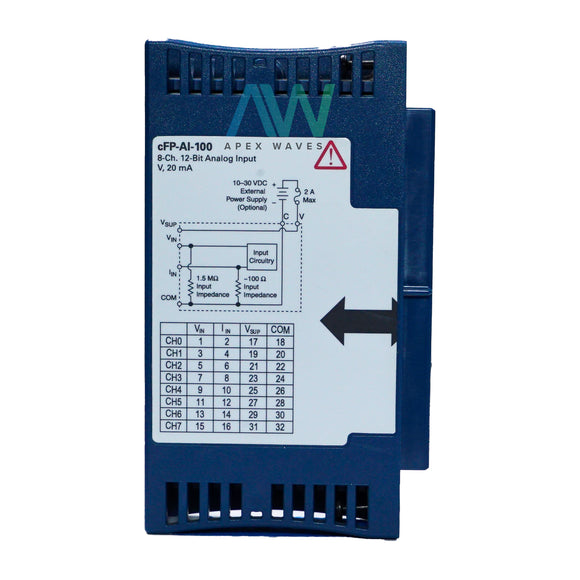 National Instruments NI cFP-AI-100 Analog Input Module | Same Day Shipping, 30 Day Warranty from Apex Waves, LLC