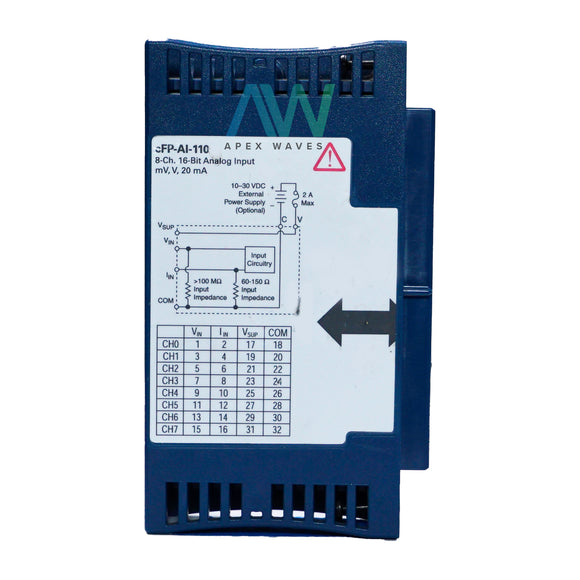 National Instruments NI cFP-AI-110 Analog Input Module | Same Day Shipping, 30 Day Warranty from Apex Waves, LLC