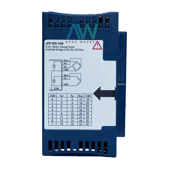 National Instruments NI cFP-SG-140 8-Channel Strain Gauge Analog Input Module | Same Day Shipping, 30 Day Warranty from Apex Waves, LLC